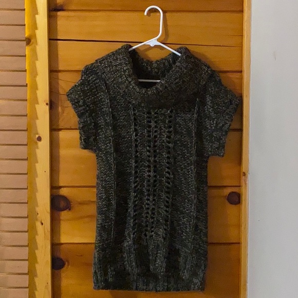 Mudd Sweaters - Dark Green Turtleneck, T-Shirt Sweater